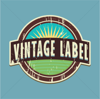 Vintage label Vintage label