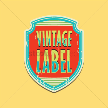 Vintage label Vintage label