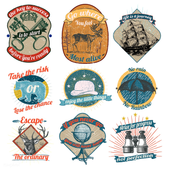 Vintage logos collection | Free stock vector - 563011 Vintage logos collection | Free stock vector - 563011