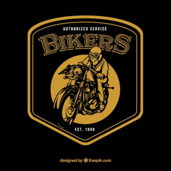 Vintage motorbike logo template Vintage motorbike logo template
