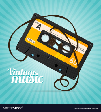 Vintage Music Background vector image Vintage Music Background vector image