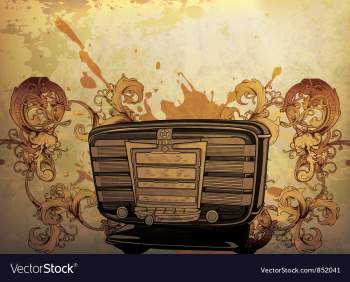 Vintage music poster vector image Vintage music poster vector image