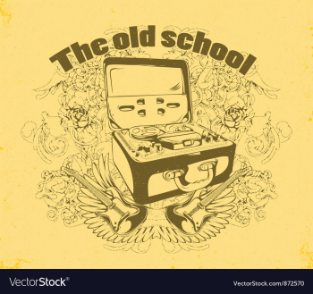 Vintage music poster vector image Vintage music poster vector image