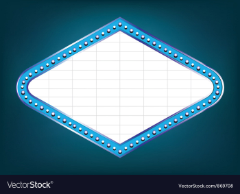 Vintage neon sign vector image Vintage neon sign vector image