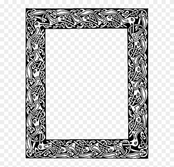 Vintage Ornate Frame ~ Zibi Vintage Scrap - Knotwork Frame