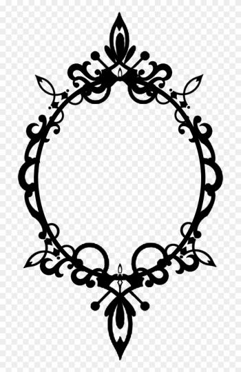 Vintage Oval Border Clip Art For Kids - Fancy Oval Frame Png