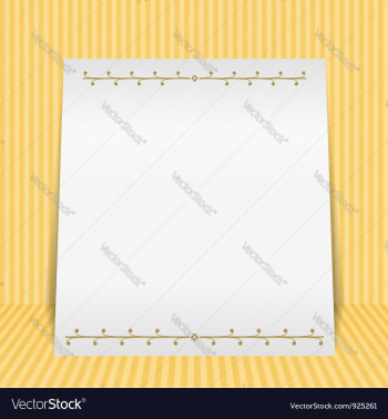 Vintage paper banner vector image Vintage paper banner vector image