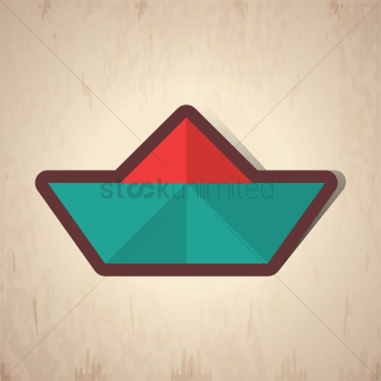 Vintage paper boat Vintage paper boat