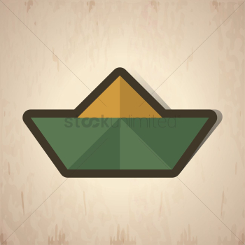 Vintage paper boat Vintage paper boat