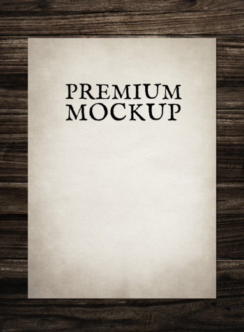 Vintage paper mockup illustration Free Psd Vintage paper mockup illustration Free Psd