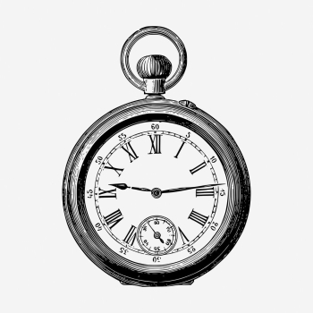 Vintage pocket watch illustration. | Free Photo Illustration - rawpixel Vintage pocket watch illustration. | Free Photo Illustration - rawpixel