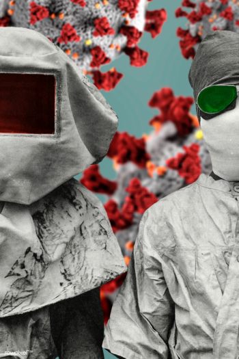 Vintage protective suits from the Spanish flu pandemic coronavirus con.. | Free  illustration - 2301207