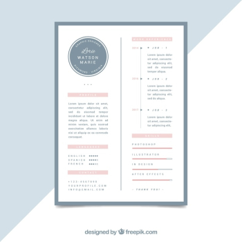 Vintage resume Vintage resume