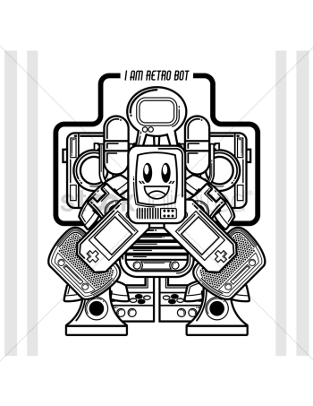 Vintage retro bot Vintage retro bot