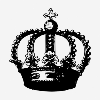 Vintage royal crown, black illustration. | Free Photo Illustration - rawpixel Vintage royal crown, black illustration. | Free Photo Illustration - rawpixel