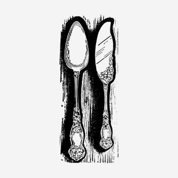 Vintage spoon, knife, cutlery drawing. | Free Photo - rawpixel Vintage spoon, knife, cutlery drawing. | Free Photo - rawpixel