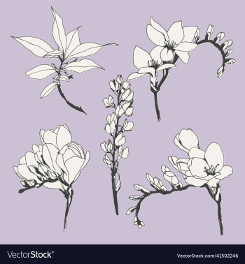 vintage styled trendy flowers vintage styled trendy flowers