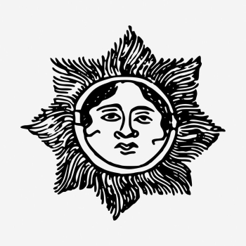 Vintage sun, celestial art illustration. | Free Photo Illustration - rawpixel Vintage sun, celestial art illustration. | Free Photo Illustration - rawpixel