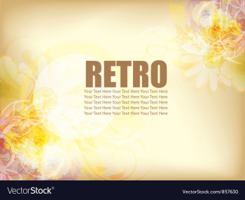 Vintage watercolor background vector image Vintage watercolor background vector image