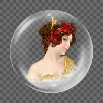 Vintage woman png sticker,  | Free PNG - rawpixel