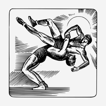 Vintage wrestling sports hand drawn | Free Photo - rawpixel Vintage wrestling sports hand drawn | Free Photo - rawpixel