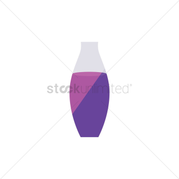 Violet liquid bottle Violet liquid bottle