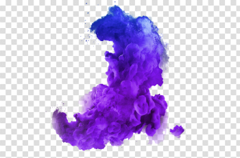 Violet Smoke PNG Image with Transparent Background