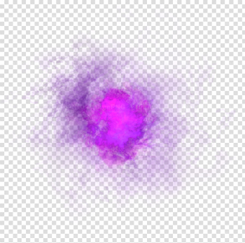 Violet Smoke Transparent Background PNG