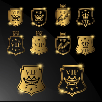 Vip logo collection Vip logo collection
