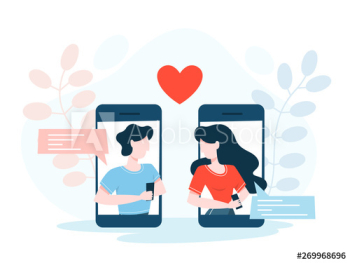 Virtual relationship and love dialog Virtual relationship and love dialog