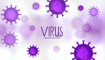 Virus infection or bacteria concept background Free Vector Virus infection or bacteria concept background Free Vector