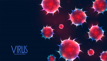 Virus infection or bacteria disease background Free Vector Virus infection or bacteria disease background Free Vector