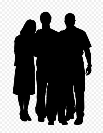 Visual arts Silhouette Person Photography - Silhouette figures 