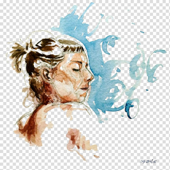 Visual arts Watercolor painting Sketch, christopher transparent background PNG clipart