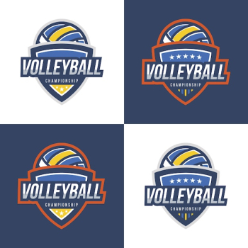 Volleyball logo design collection Volleyball logo design collection