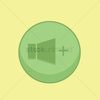 Volume increase web button Volume increase web button