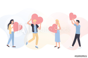 Volunteering web banner concept Volunteering web banner concept