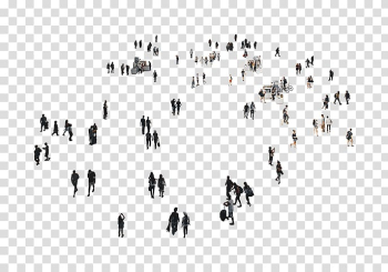 Walking people digital art, Organization Business models for open-source software, Top View PEOPLE transparent background PNG clipart