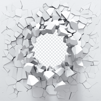 Wall graphy Brick, Hollow brick wall s, white cracked wall, white, 3D Computer Graphics, rectangle png
