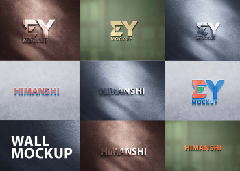 Wall Logo Mockups
