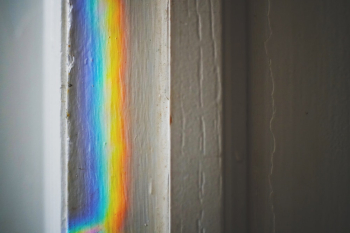wall with rainbow colors wall with rainbow colors