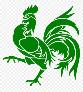 Wallonia Leghorn chicken Houdan chicken Hamburg chicken Cochin chicken - Cock cartoon 