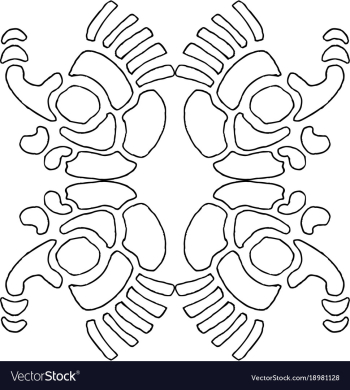 Wallpaper pattern 7-7 vector image Wallpaper pattern 7-7 vector image