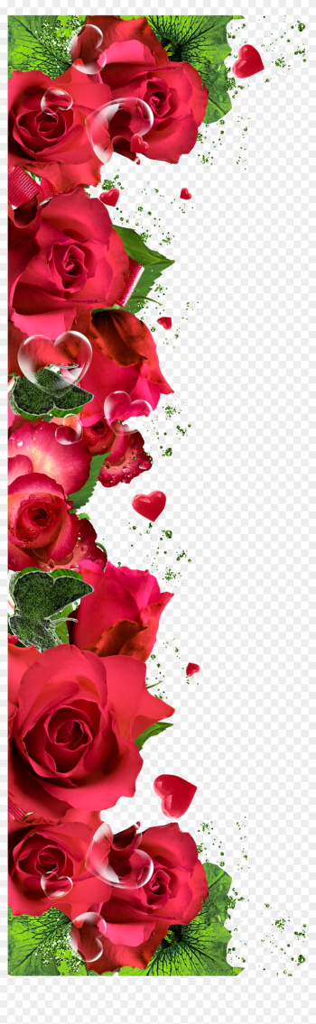 Wallpaper Patterns, Wallpaper Backgrounds, Iphone Wallpapers, - Rose Flower Border Png