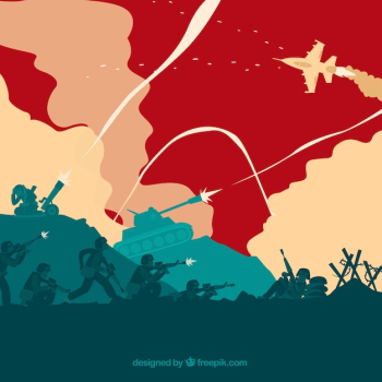 War illustration War illustration