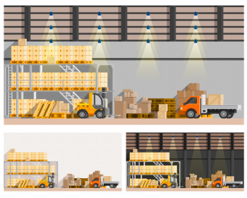 Warehouse compositions set Warehouse compositions set