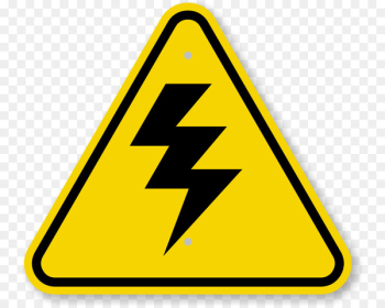 Warning sign High voltage Symbol Clip art - Caution Triangle Symbol 