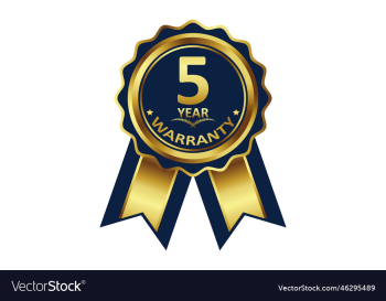 warranty badge elements gold color warranty badge elements gold color