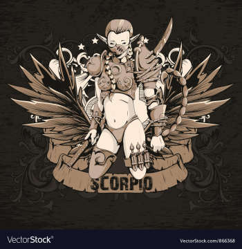 Warrior emblem vector image Warrior emblem vector image