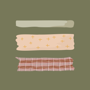 Washi tape sticker, stationery illustration | Free PSD - rawpixel